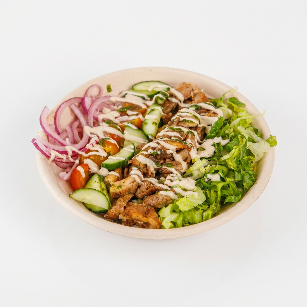 Rotisserie Garlicky Chicken Bowl